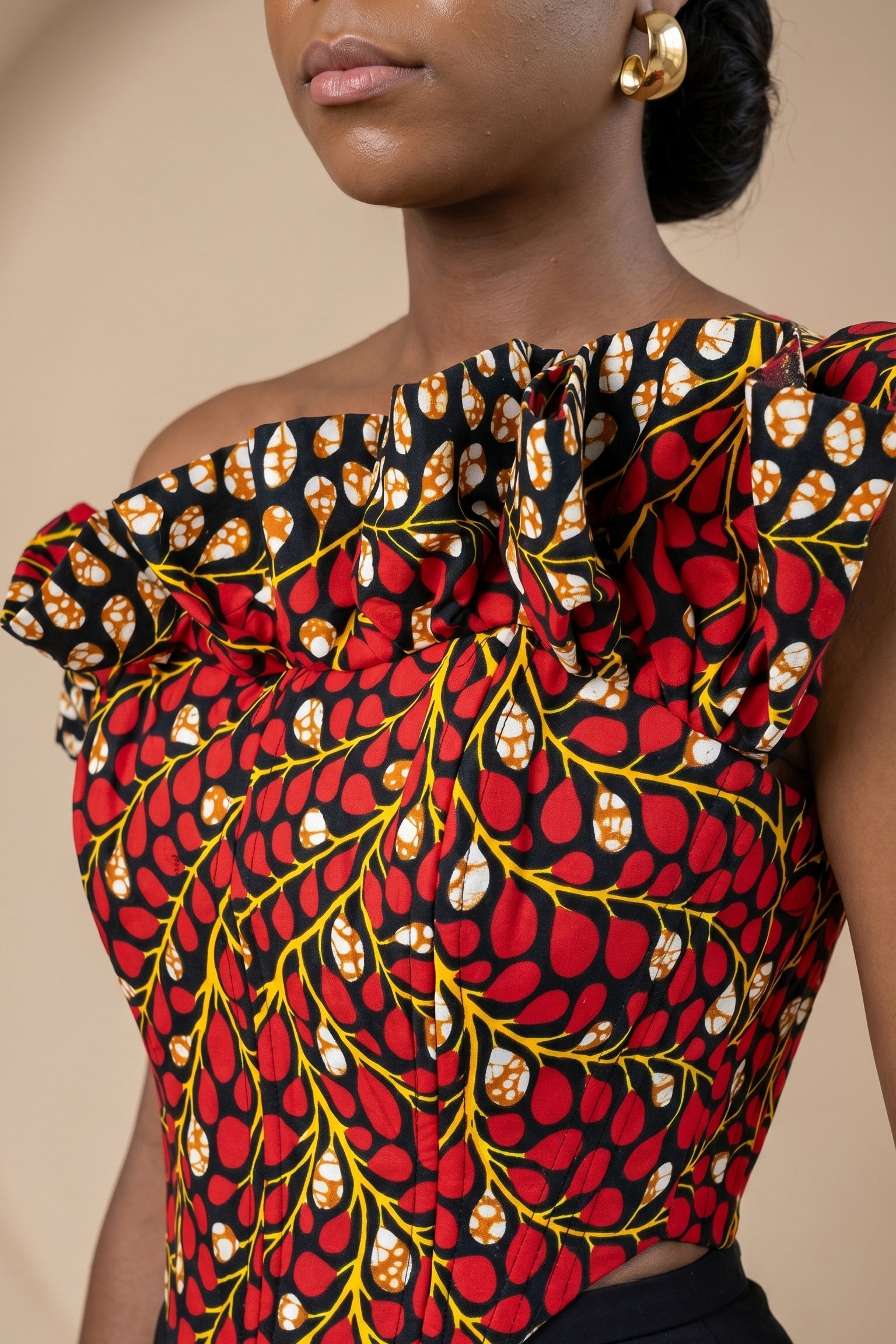 Ariselle Ruffle Corset Top