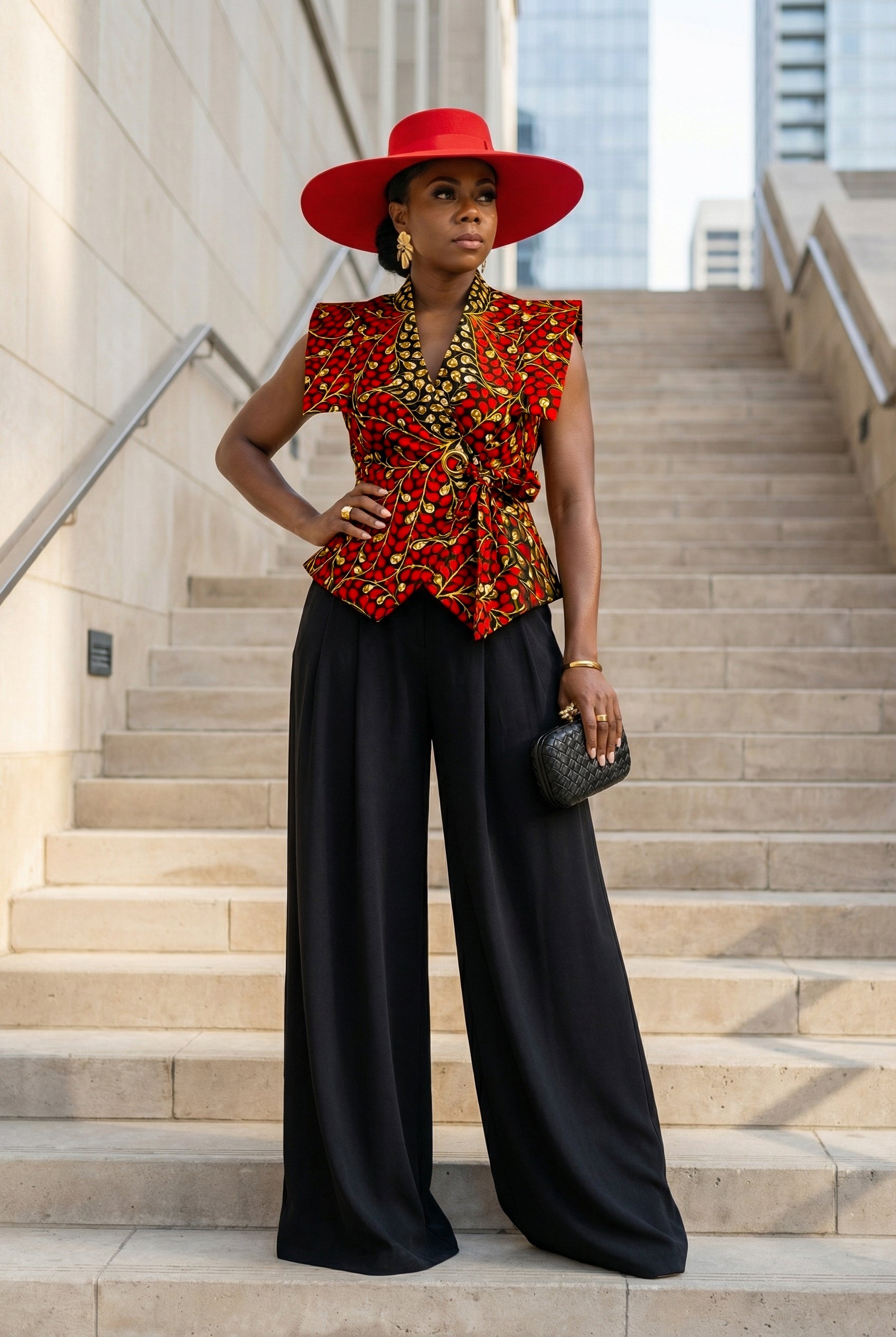 Ariselle Wrap Sleeveless Jacket
