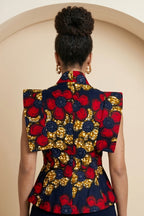 Zivara Wrap Sleeveless Jacket
