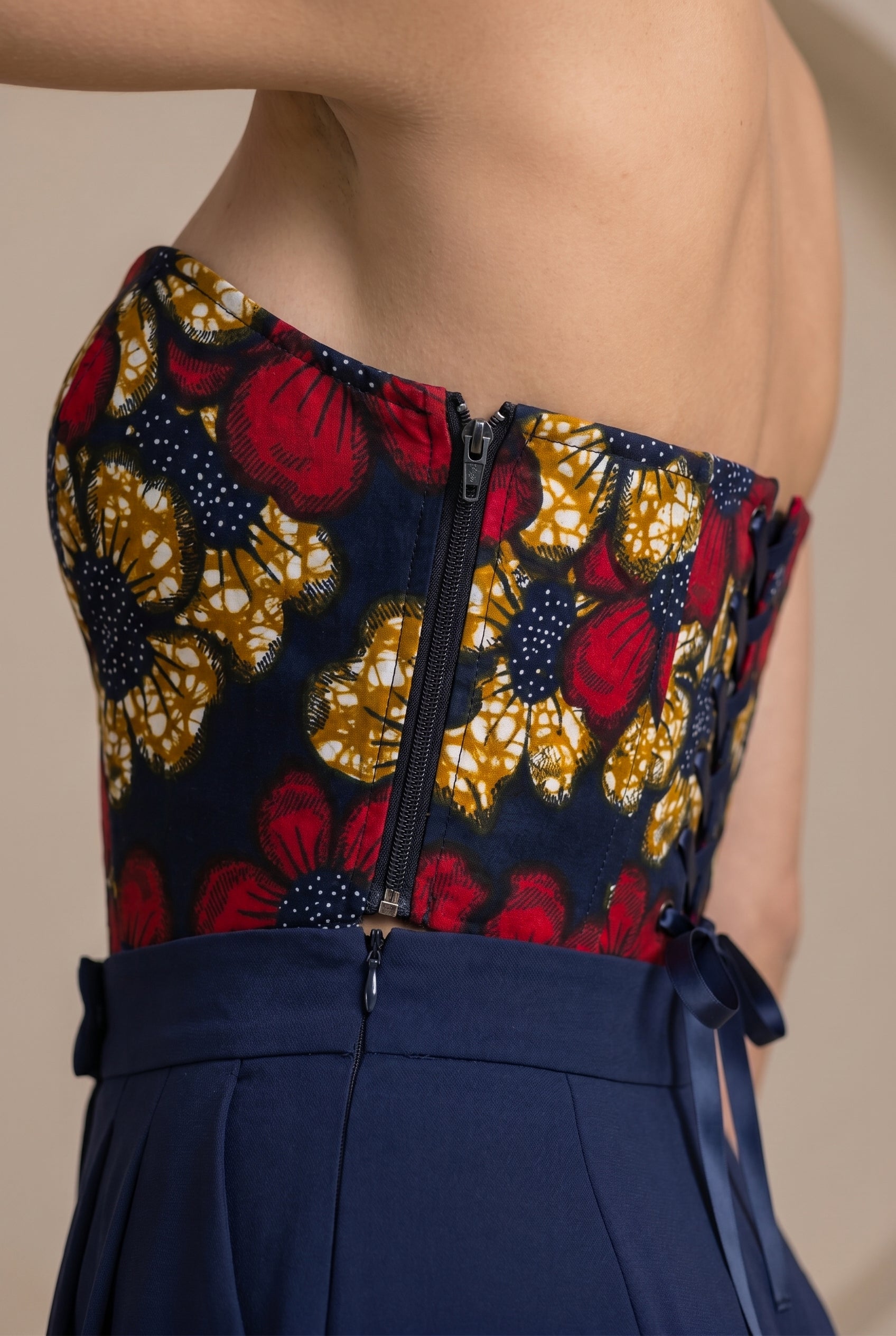 Zivara Strapless Corset Top