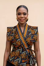 Oriva Wrap Sleeveless Jacket