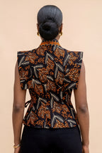 Oriva Wrap Sleeveless Jacket