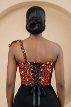 Ariselle Ruffle Corset Top