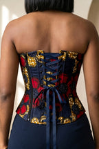 Zivara Structured Printed Corset