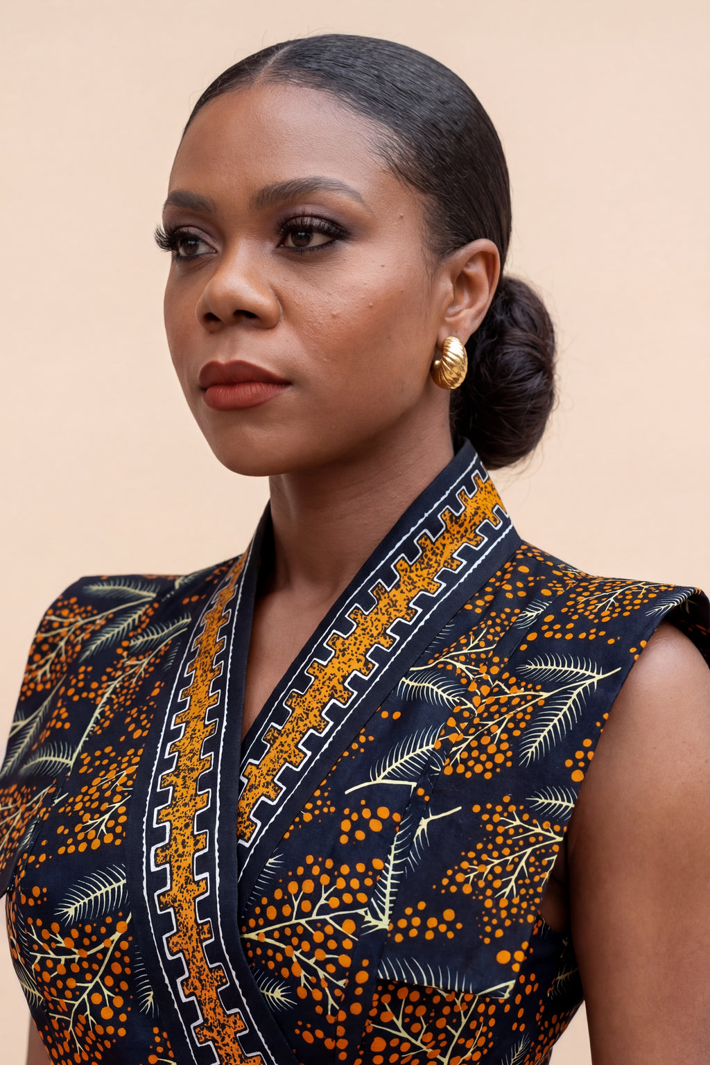 Oriva Wrap Sleeveless Jacket