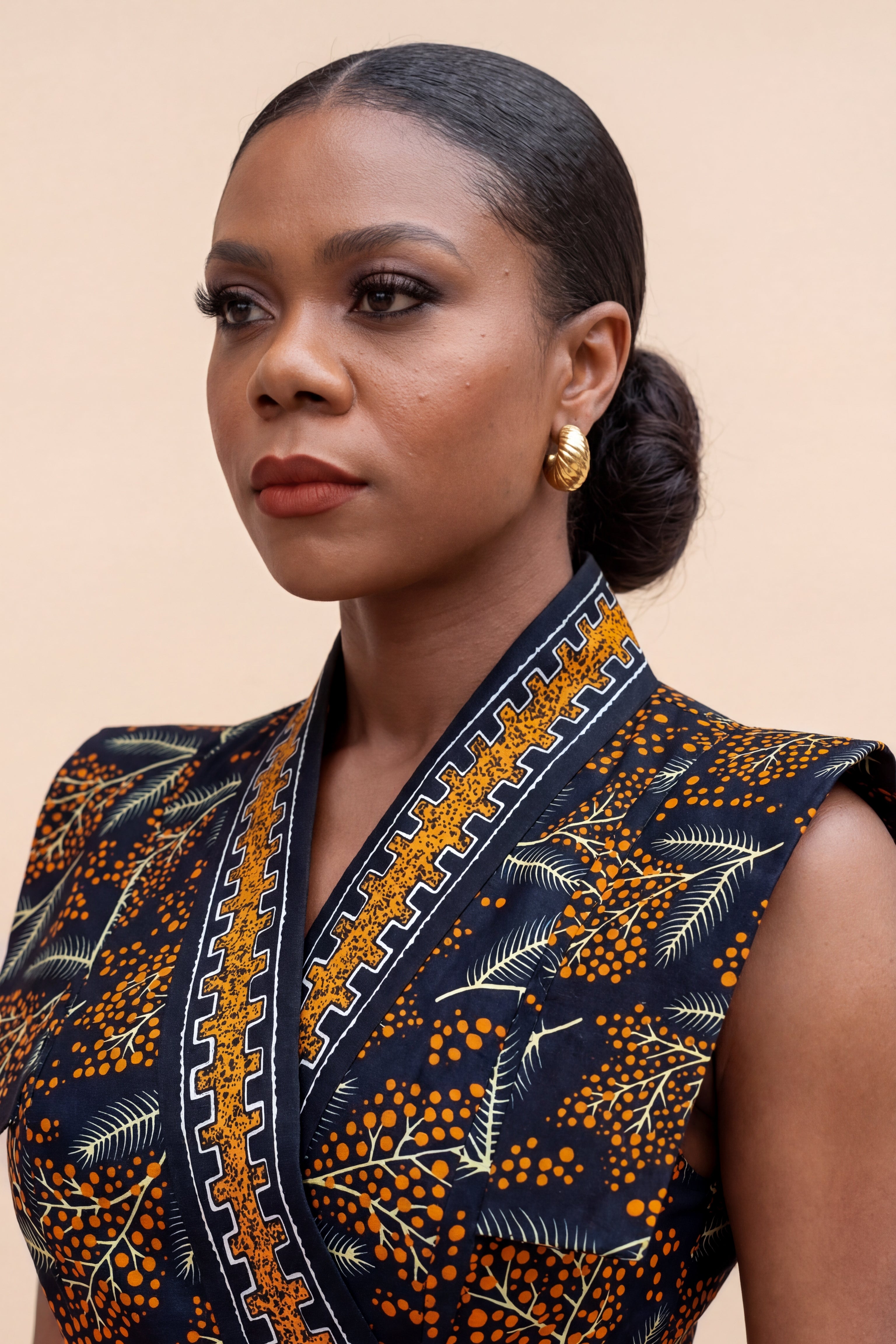 Oriva Wrap Sleeveless Jacket