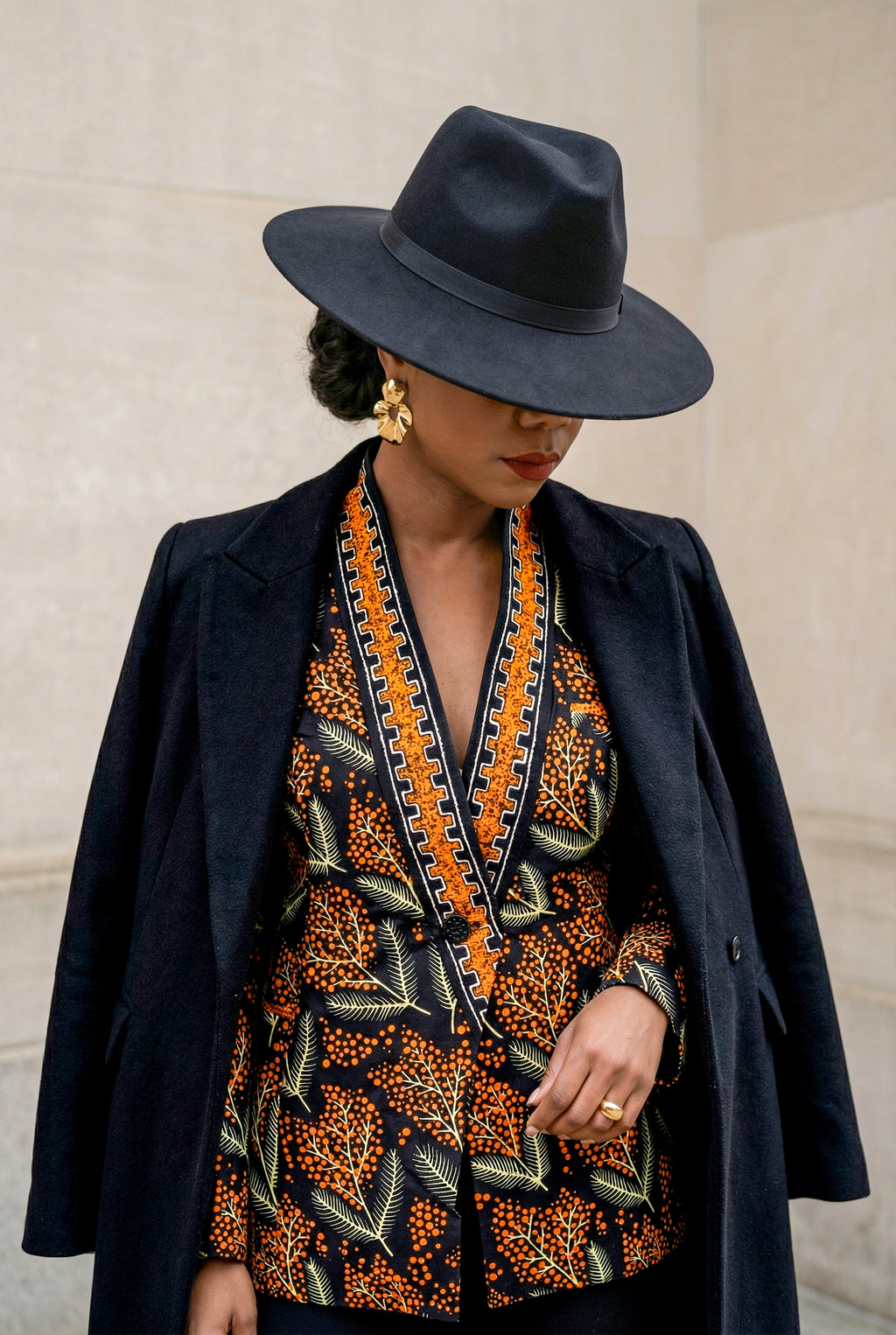 Oriva Print Tailored Blazer