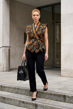 Oriva Wrap Sleeveless Jacket
