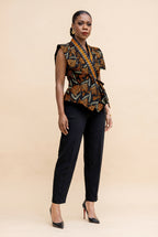 Oriva Wrap Sleeveless Jacket