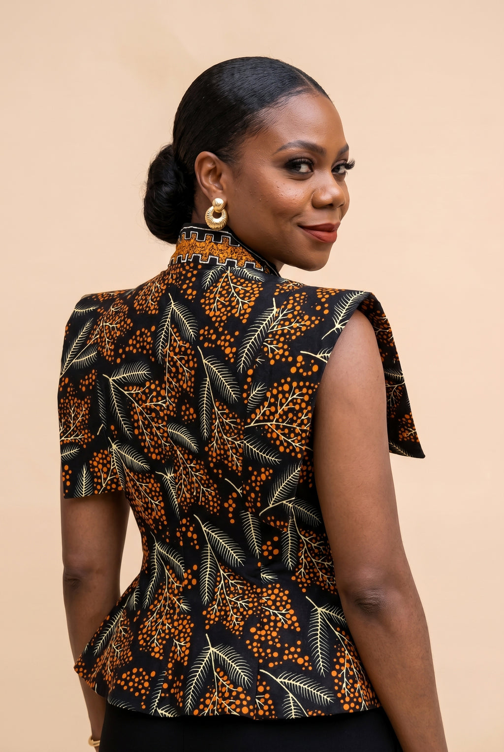 Oriva Wrap Sleeveless Jacket