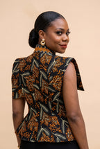 Oriva Wrap Sleeveless Jacket