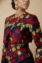Zivara Structured Printed Corset