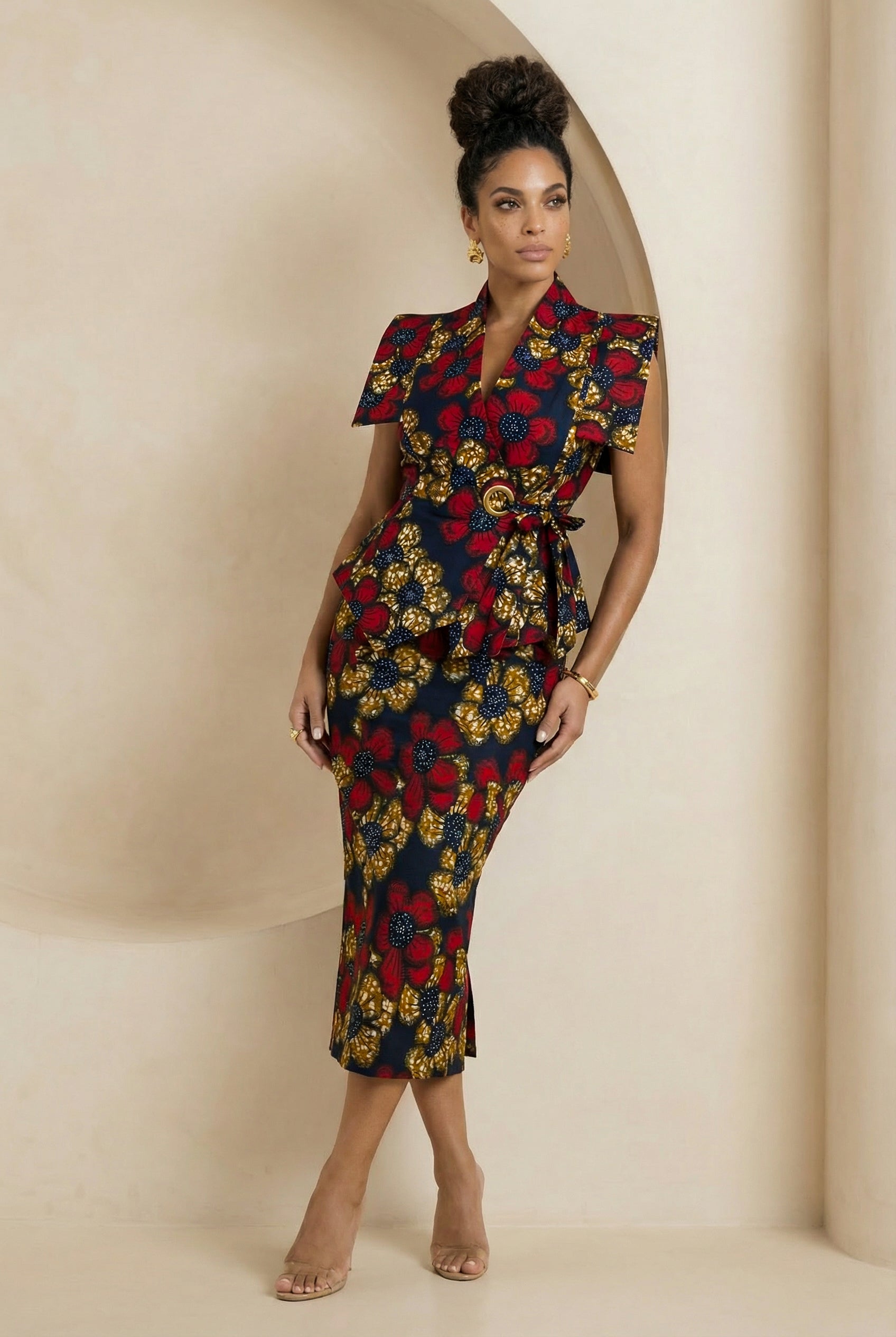 Zivara Wrap Sleeveless Jacket