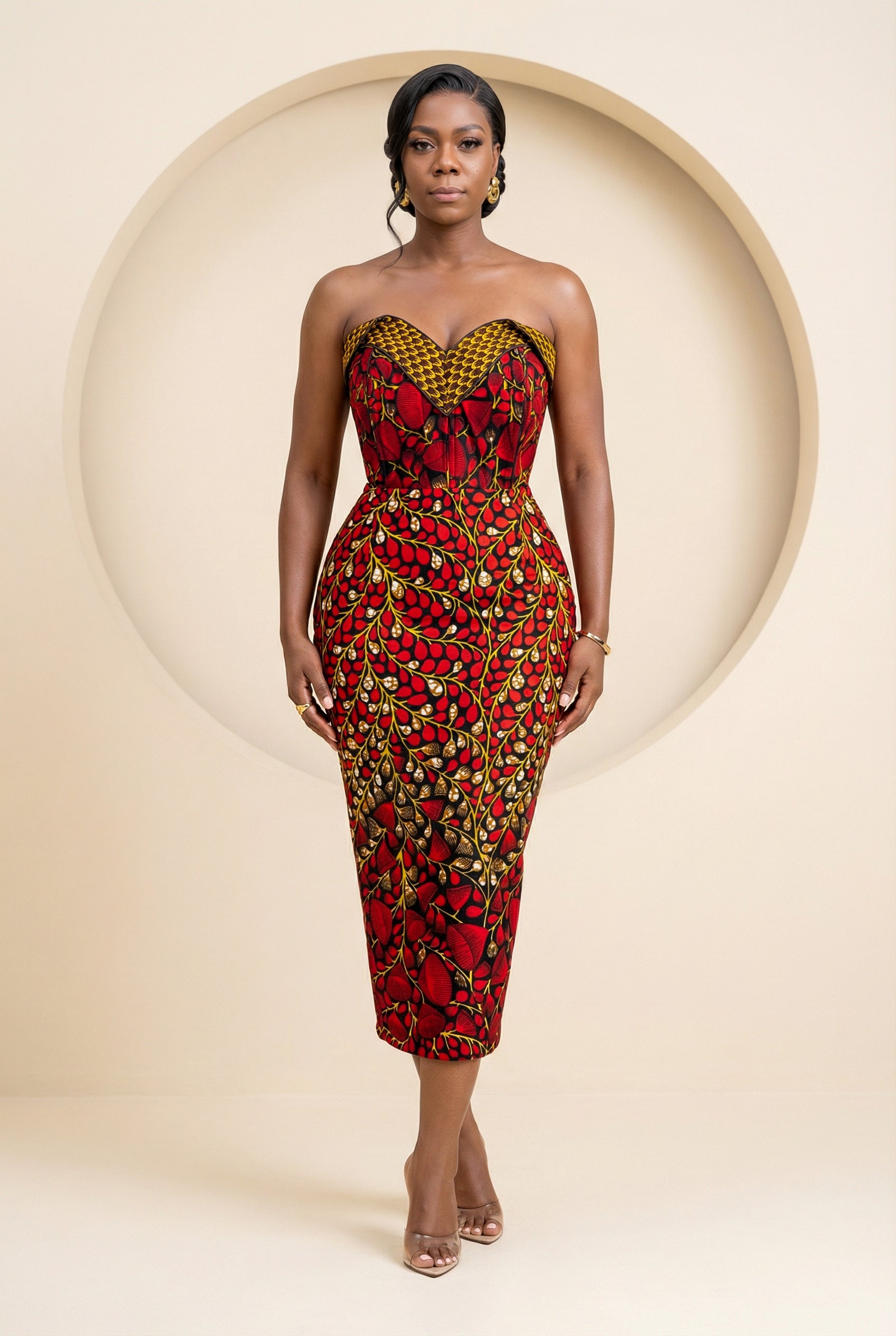 Ariselle  Strapless Dress