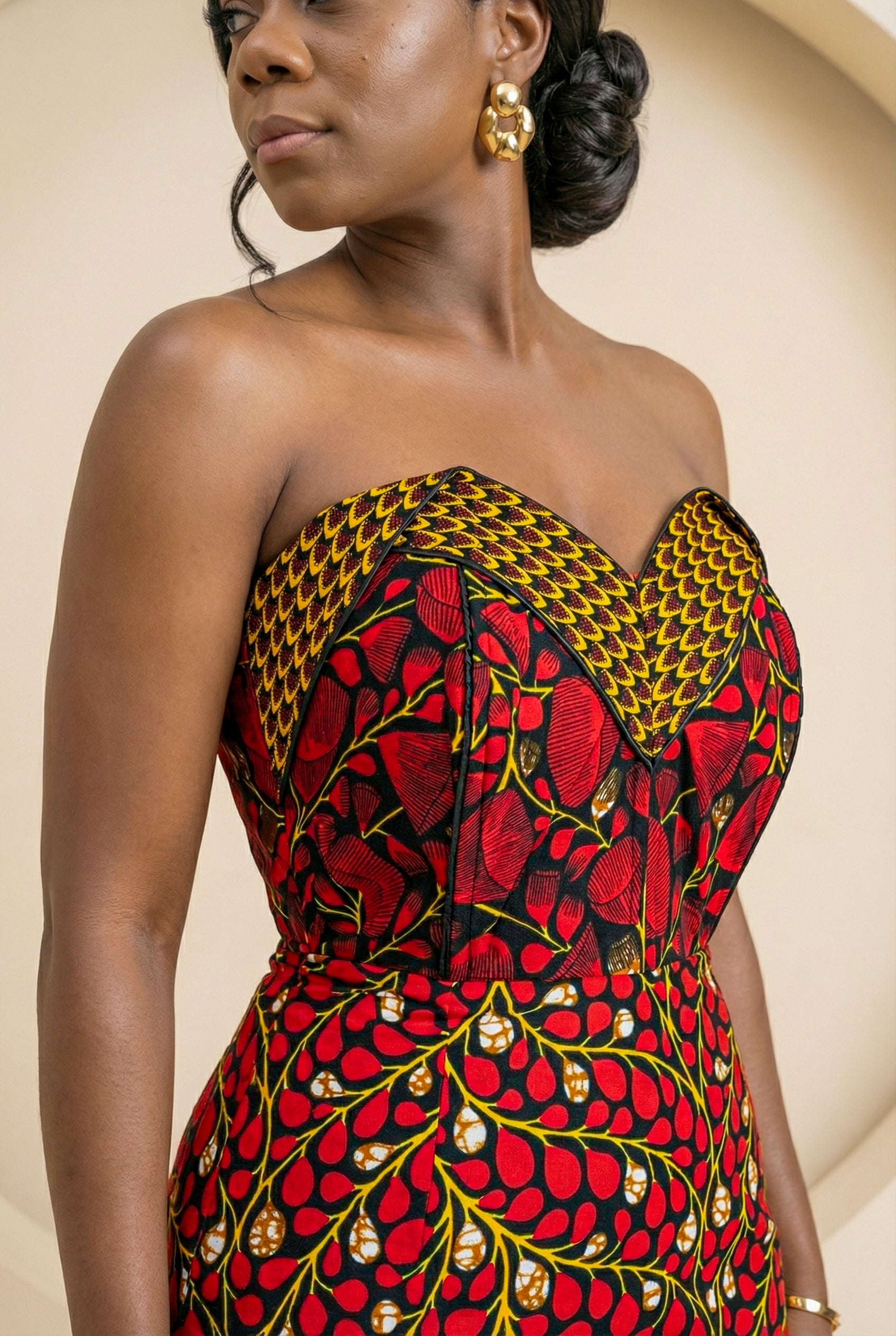 Ariselle  Strapless Dress