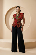 Ariselle Wrap Sleeveless Jacket