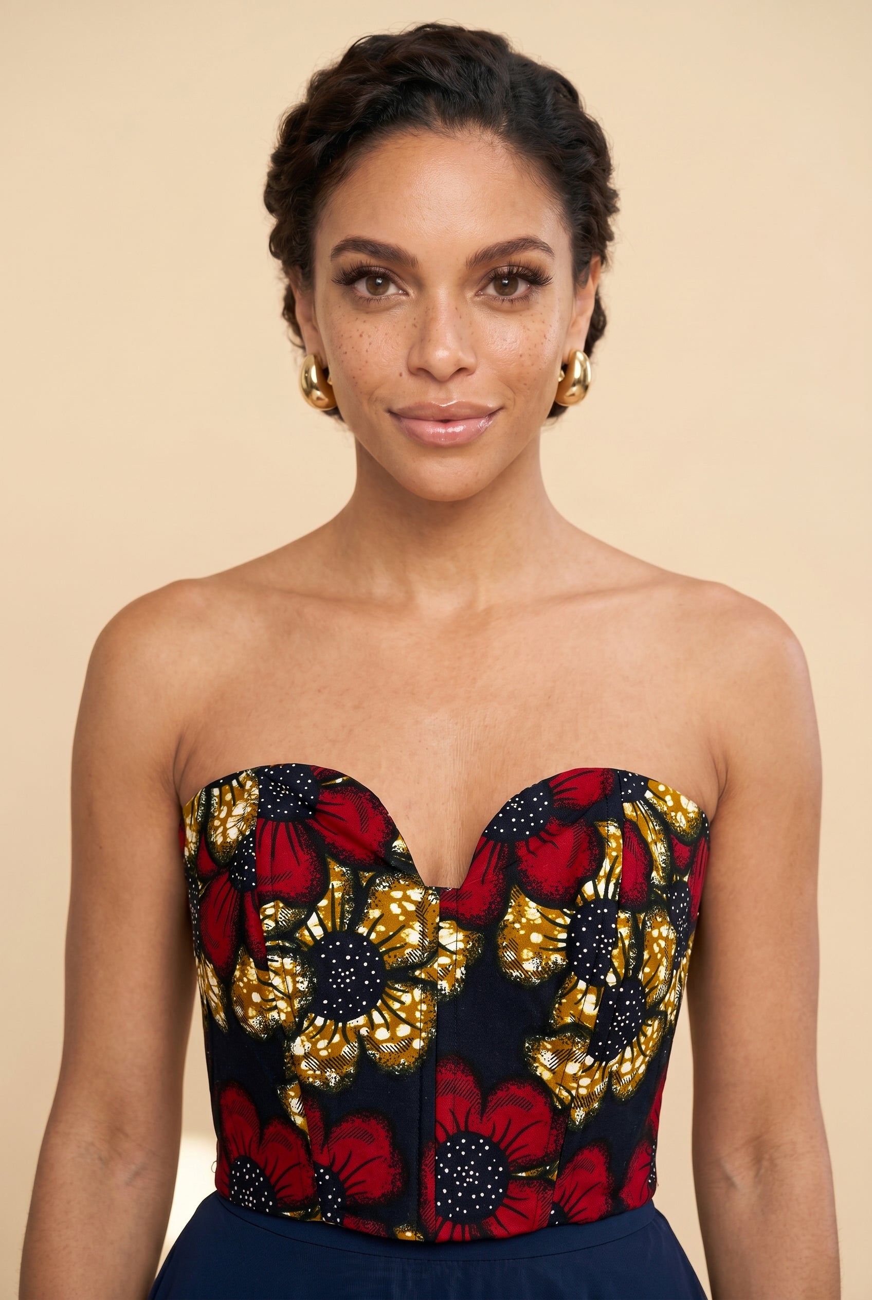 Zivara Strapless Corset Top