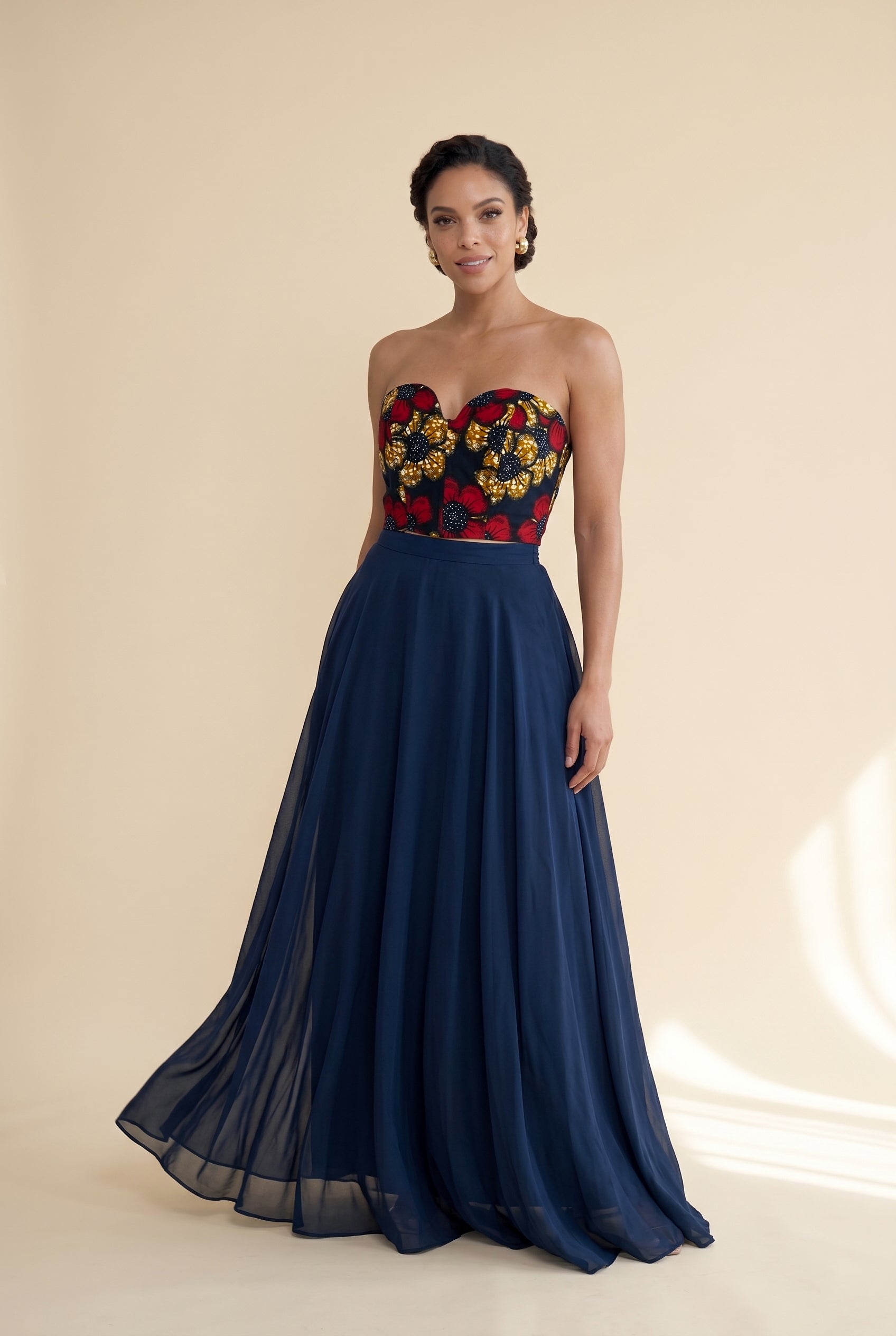 Zivara Strapless Corset Top