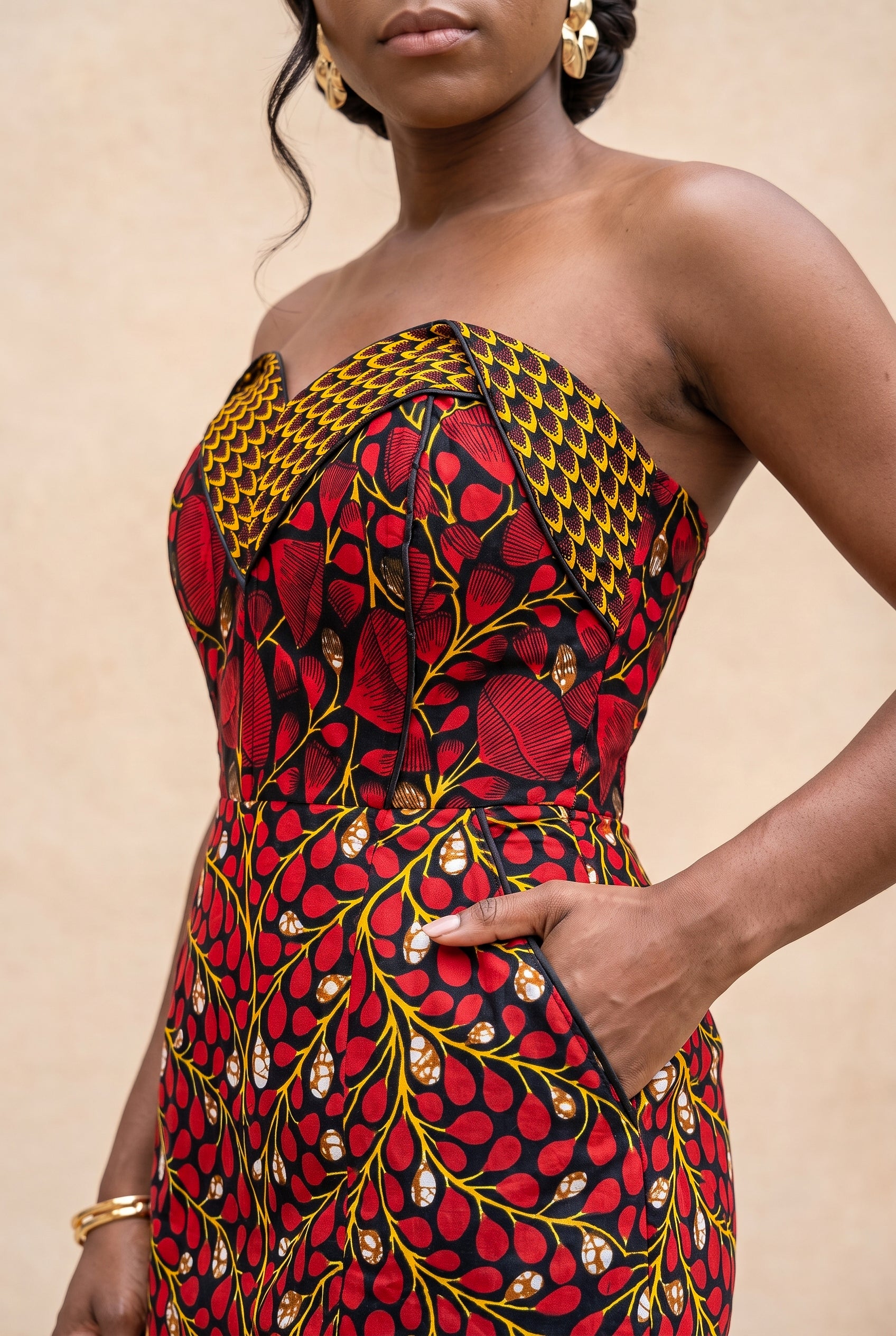 Ariselle  Strapless Dress