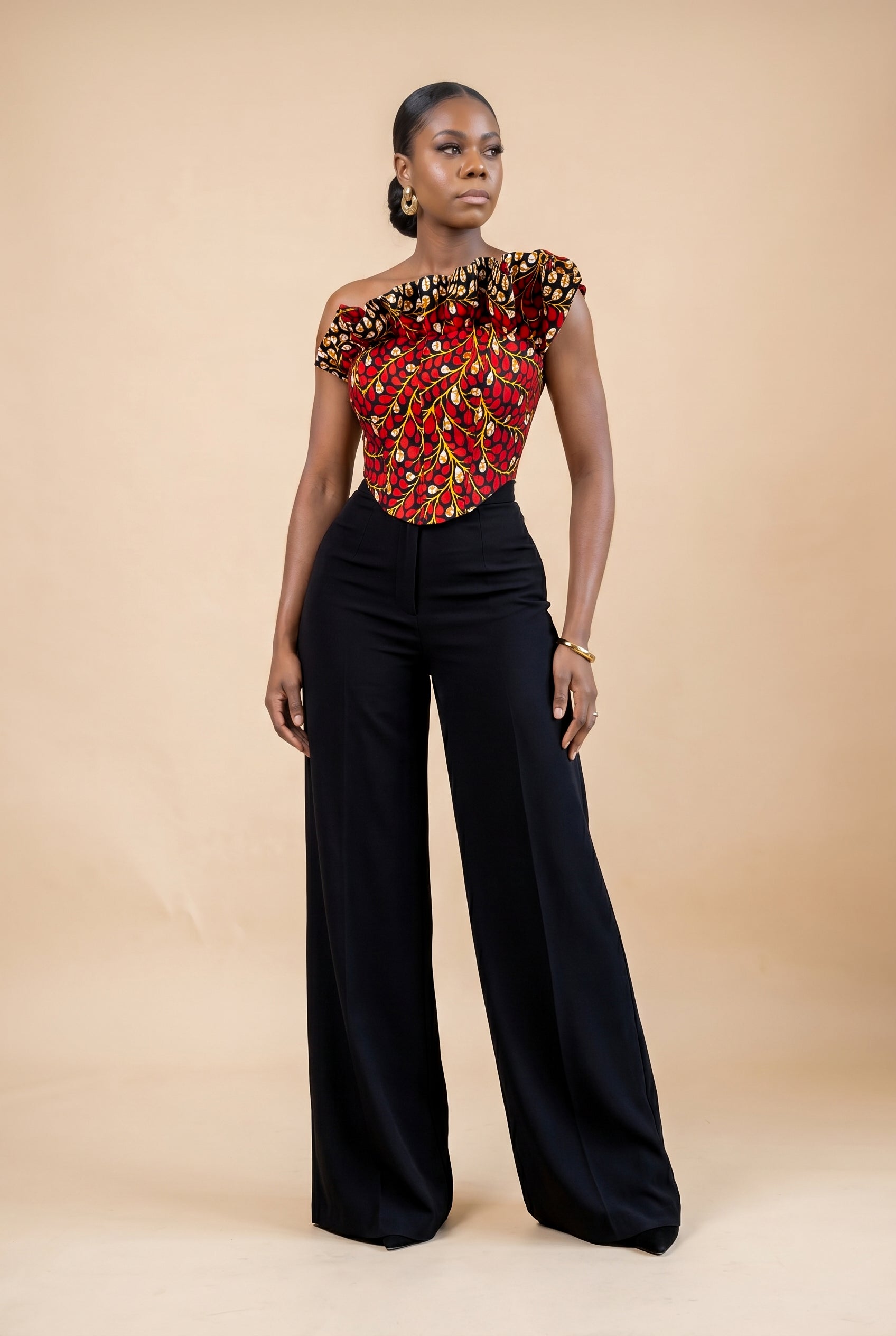 Ariselle Ruffle Corset Top