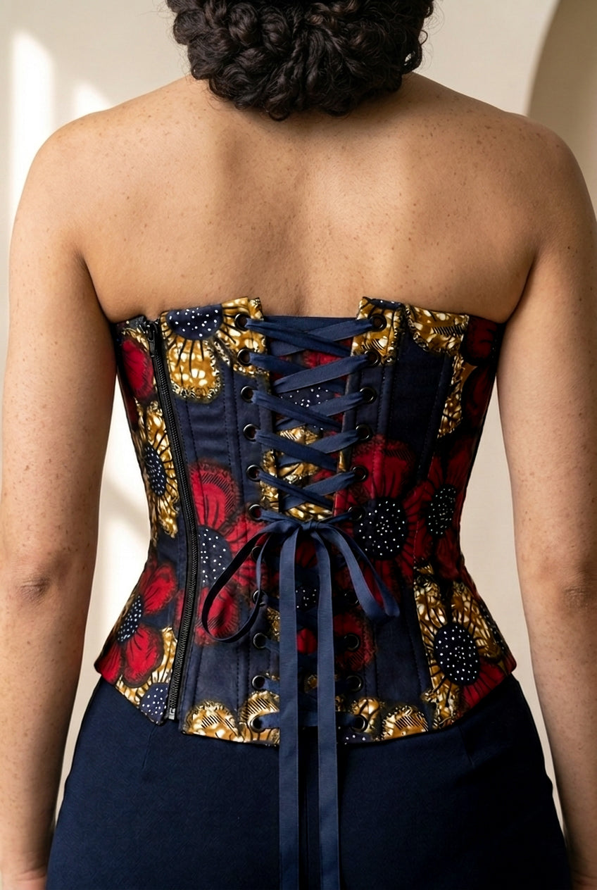 Zivara Structured Printed Corset