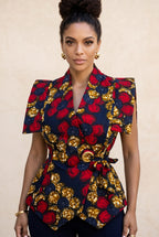 Zivara Wrap Sleeveless Jacket