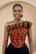 Ariselle Ruffle Corset Top