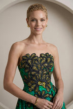 Ximora Strapless Midi Dress