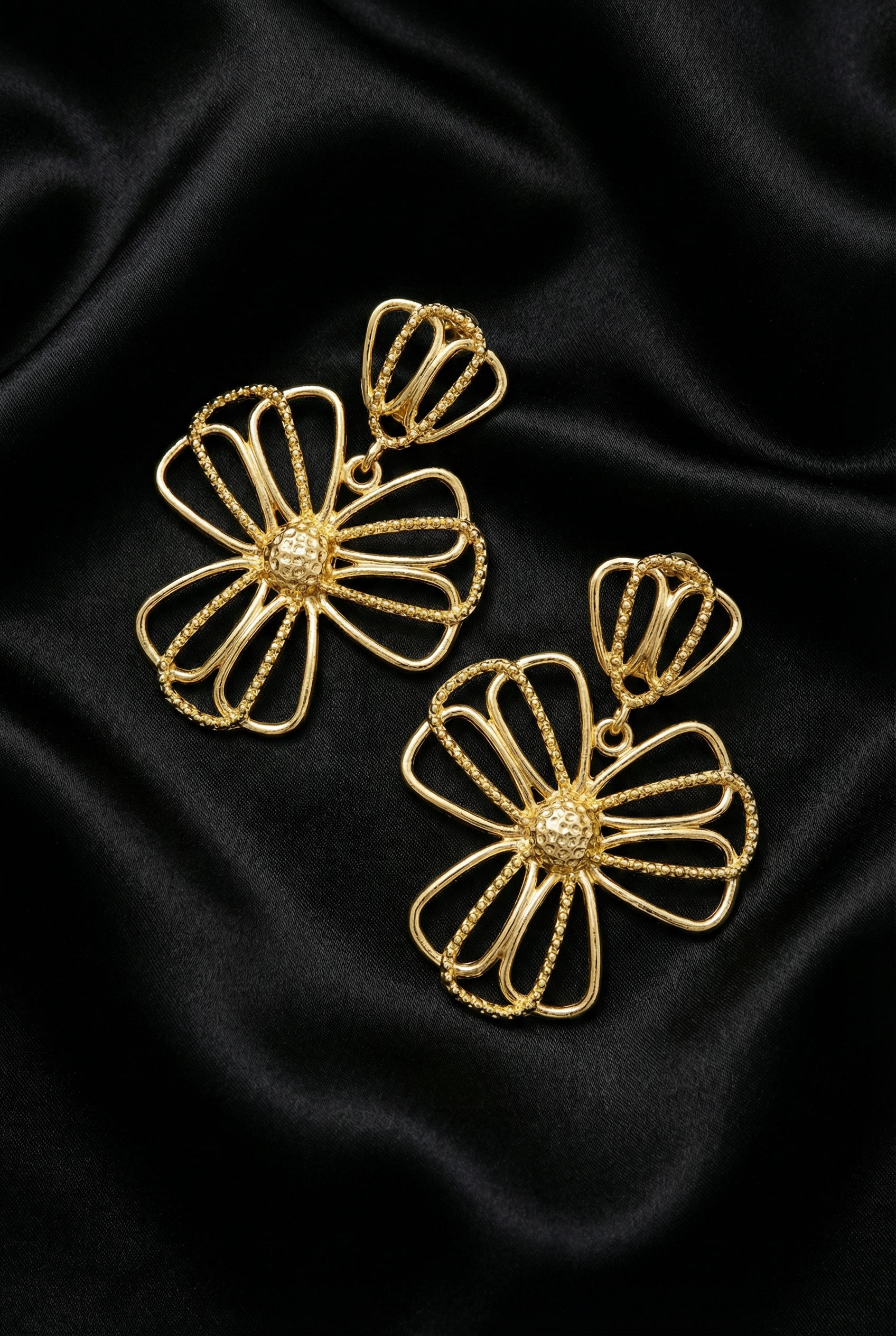 18k Gold-Plated Petal Drop Earrings