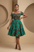 Ximora Tiered Gathered Dress