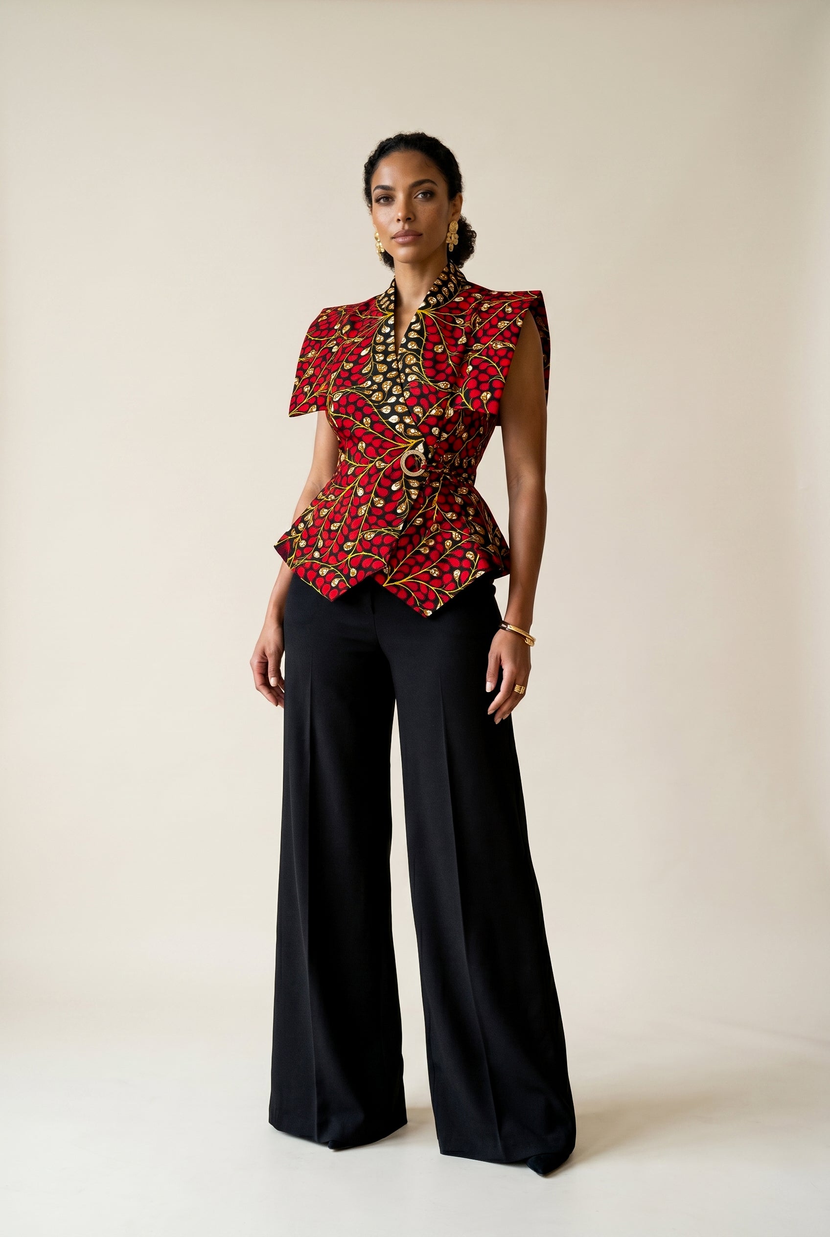 Ariselle Wrap Sleeveless Jacket